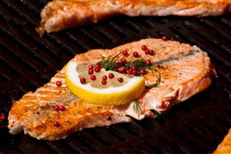 Fried fish in the central city market の写真素材