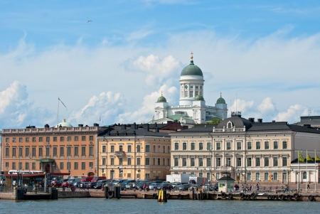 Helsinki. Finland. Nice view from the steamer.の写真素材
