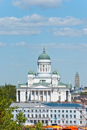 Helsinki. Nice view of the central part of the city.の写真素材