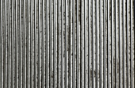 Texture of the old striped sheet iron の写真素材