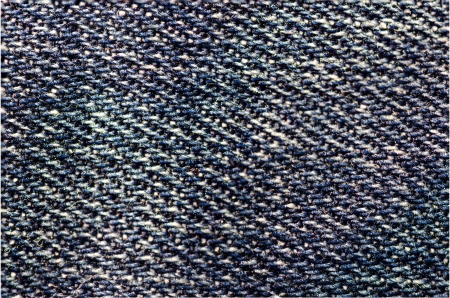 Texture of old jeans fabric の写真素材