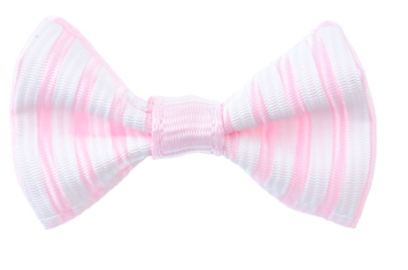 Fabric bow isolated on white background.の写真素材