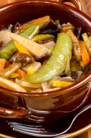 Steamed vegetables の写真素材
