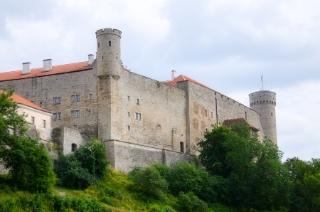 Old Town of Tallinn, Estoniaの写真素材