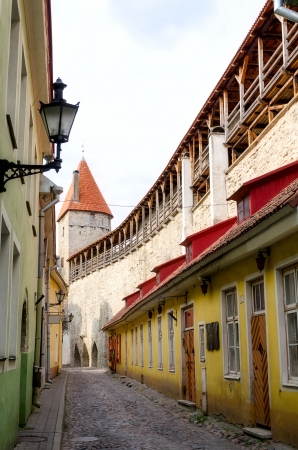 Old Town of Tallinn, Estoniaの写真素材
