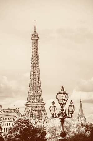 Eiffel Tower in Paris. France.の写真素材