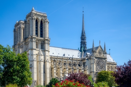 Notre Dame of Paris. France.のeditorial素材