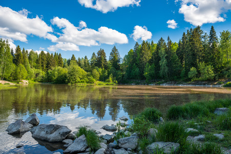 Lake of the woods. Finland.の写真素材