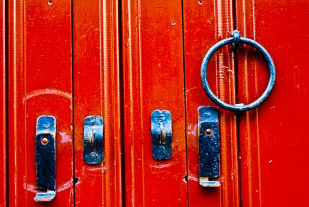 antique door lockの写真素材