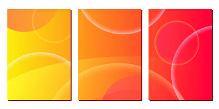 Autumn bright abstract orange backdrop with circleのイラスト素材