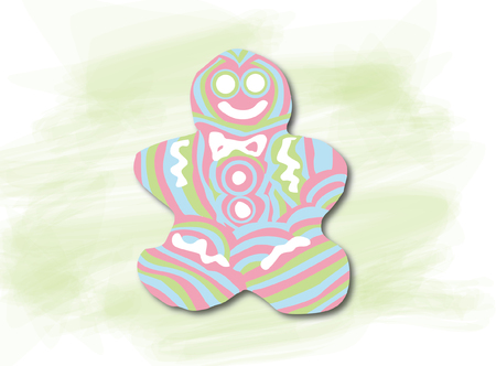 The gingerbread manのイラスト素材