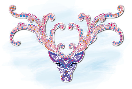 Animals antlers artのイラスト素材