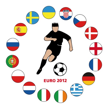 football euro2012-2のイラスト素材