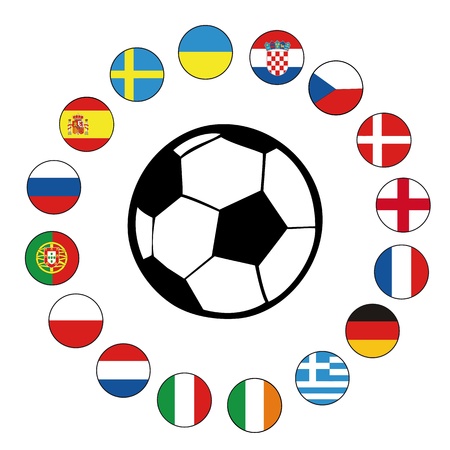 football euro2012のイラスト素材