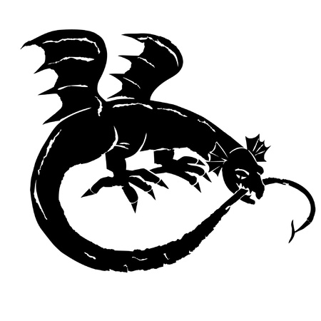 dragon eps, illustration vectorsのイラスト素材