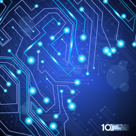 circuit board vector background, technology illustration eps10のイラスト素材
