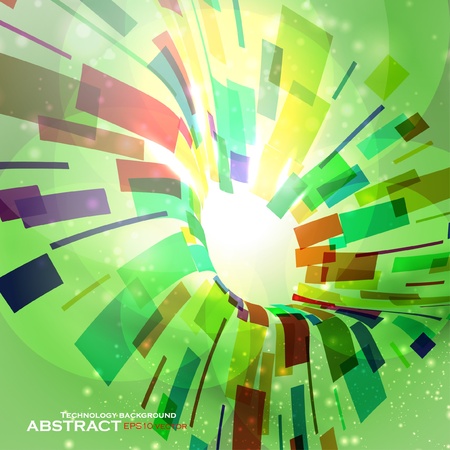 Abstract vector background, futuristic colorful strip, technology illustration eps10のイラスト素材