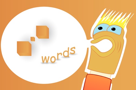 Doll disseminate any information, eps10のイラスト素材