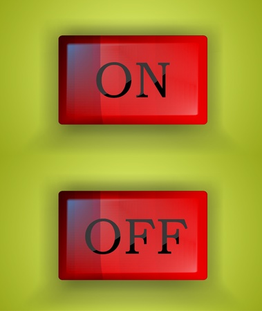 eps10 on off switchのイラスト素材