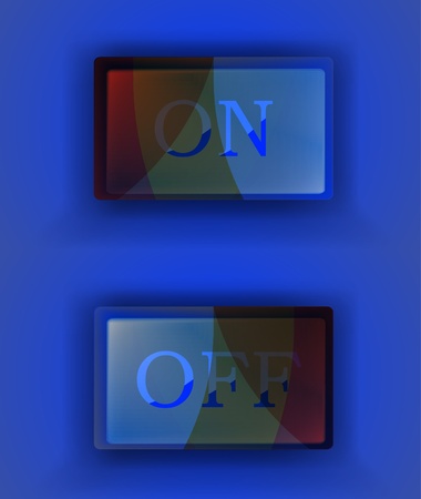 eps10 on off switchのイラスト素材