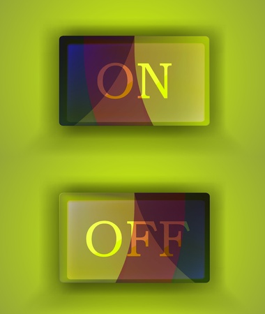eps10 on off switchのイラスト素材
