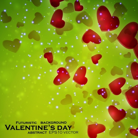 Valentines Hearts background, vector illustration eps10のイラスト素材