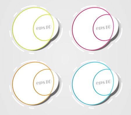 Design elements, badge advertise stickerのイラスト素材