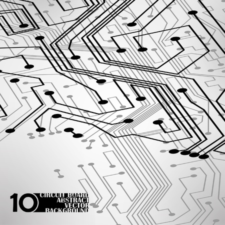Circuit board background, technology illustrationのイラスト素材