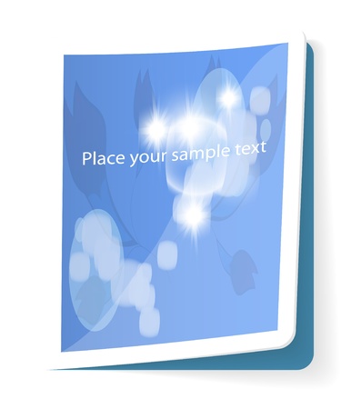 digital magazine template, glossy publishing idea, spreading advertise article, presentation illustration eps10のイラスト素材