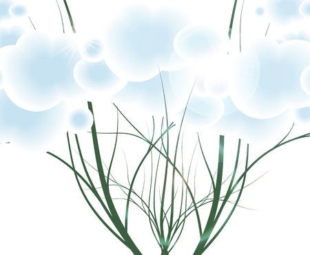 Creative clouds, futuristic illustration sky, presentation artistic scenic space eps10のイラスト素材