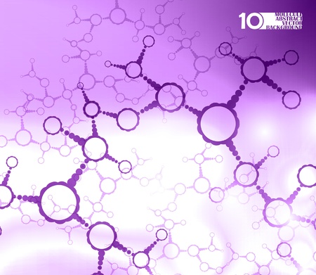  Futuristic dna, abstract molecule, cell illustration eps10のイラスト素材