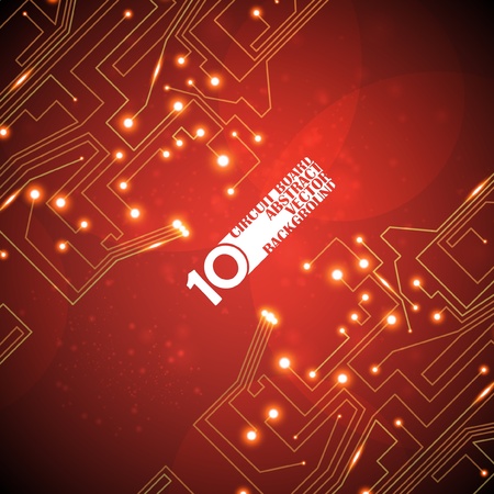 circuit board vector background, technology illustration eps10のイラスト素材