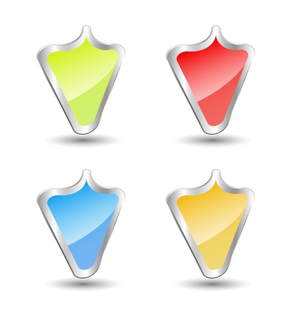 Vector metallic pointer, can to edit and change.のイラスト素材