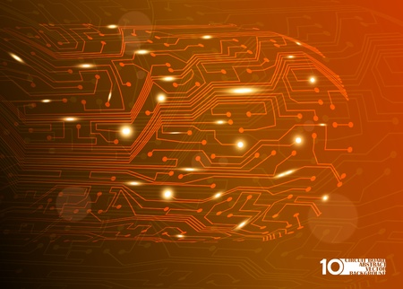 circuit board vector background, technology illustration eps10のイラスト素材