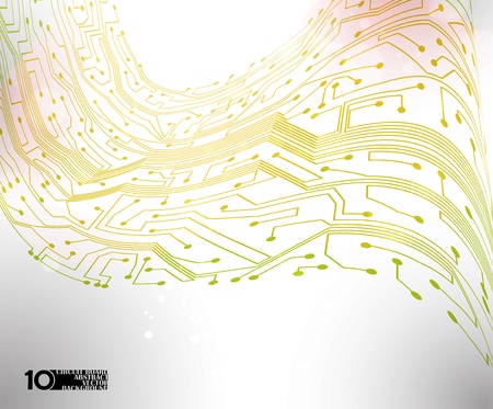 circuit board vector background, technology illustration eps10のイラスト素材