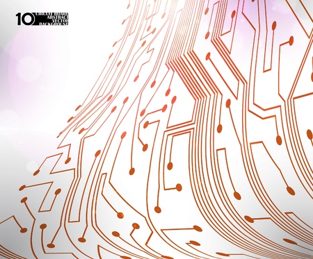 circuit board vector background, technology illustration eps10のイラスト素材
