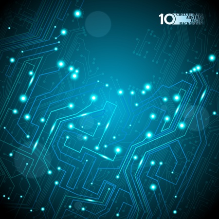 circuit board vector background, technology illustration eps10のイラスト素材