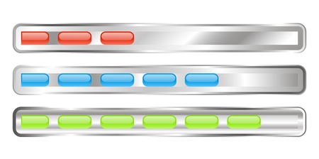 Progress indicators loading, internet connect eps8のイラスト素材