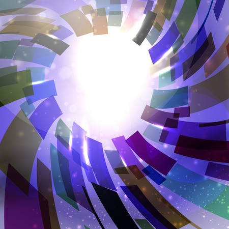 Abstract background, futuristic colorful strip, technology illustrationの写真素材