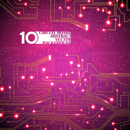 circuit board vector background, technology illustration eps10のイラスト素材