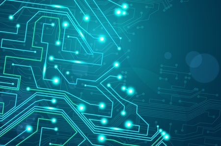 circuit board background, technology illustrationの写真素材