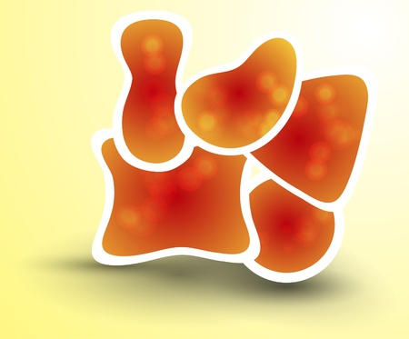 Sticker for textの写真素材