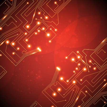 circuit board background, technology illustration の写真素材