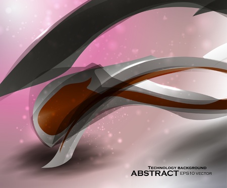 Abstract vector background, futuristic technology illustration eps10のイラスト素材