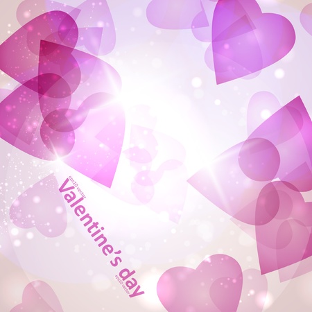 Valentines Hearts background, vector illustration eps10のイラスト素材