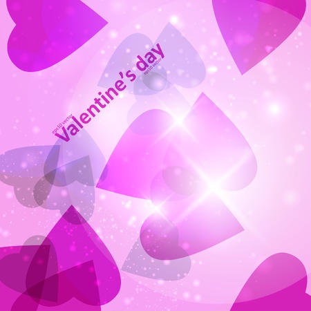 Valentines Hearts background, vector illustration eps10のイラスト素材