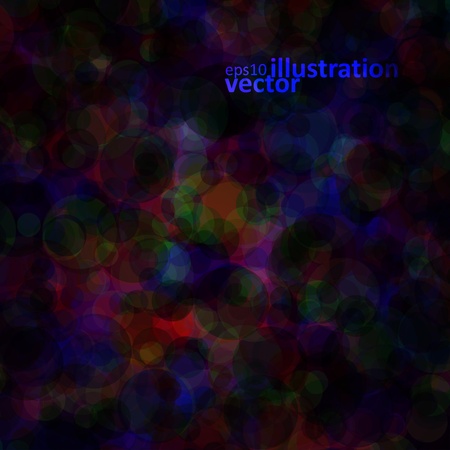 Abstract vector background eps10, colorful lights bubble.のイラスト素材