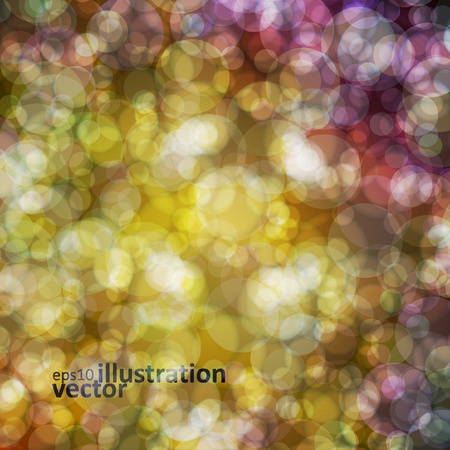 Abstract vector background eps10, colorful lights bubble.のイラスト素材