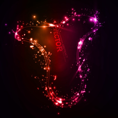 Abstract vector background. Creative dynamic element, shiny space illustration eps10のイラスト素材