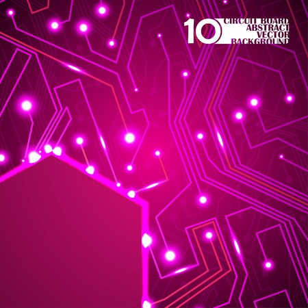 circuit board vector background, technology illustration eps10のイラスト素材